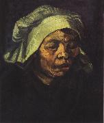 Vincent Van Gogh Head of a Peasant Woman with White Cap (nn04) Spain oil painting artist